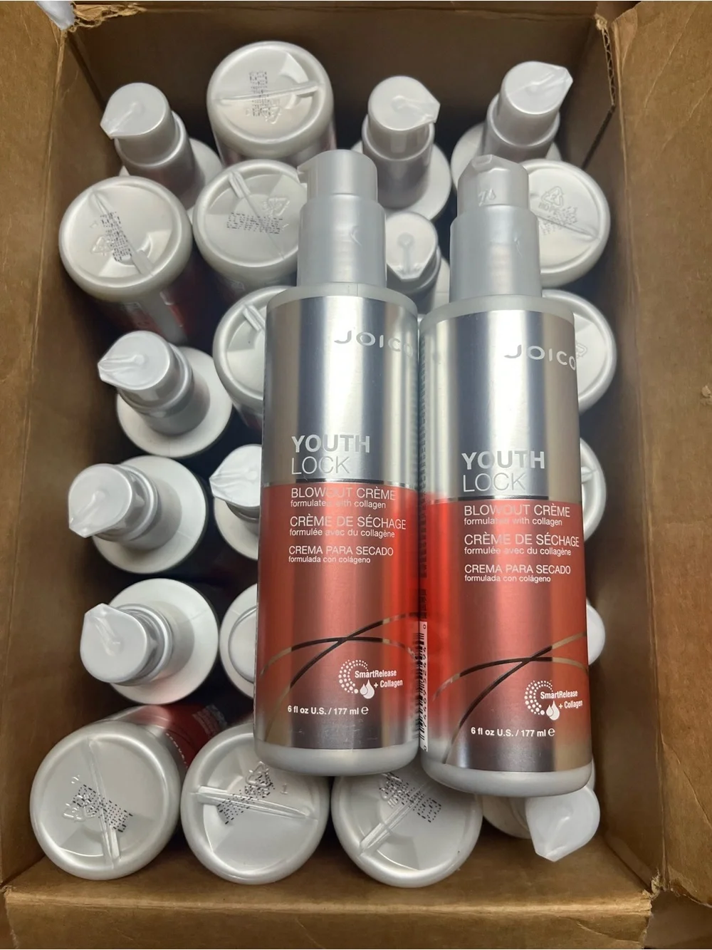 24 Joico Youth Lock Blow-Out Crème — New 6 0z each bottle